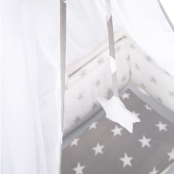Roba Set di biancheria da letto - Piccole stelle - Grigio