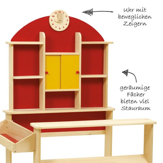 Roba Kaufladen ohne Zubehör - Rot