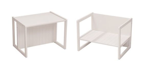 Roba Children's table & chair 2 in 1 - White