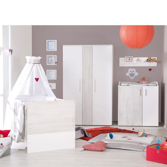 Roba Alenja children's room with 2.5-door wardrobe, bed, changing unit