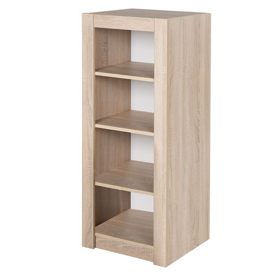 Roba Kinderzimmer Leni 2 mit 3-türigem Schrank, Bett, Wickelkommode, Seitenregal und Standregal