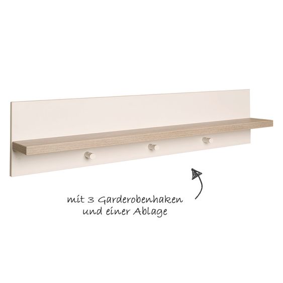 Roba Kinderzimmer Olaf 14-tlg. mit 3-türigem Schrank inkl. Textilkollektion Indibär