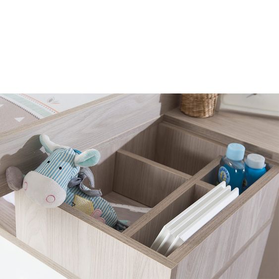 Roba Kinderzimmer Olaf 14-tlg. mit 3-türigem Schrank inkl. Textilkollektion Indibär