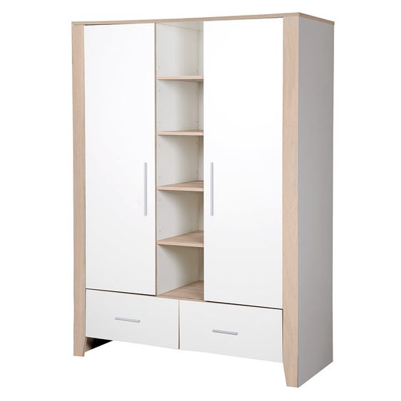 Roba Children's room Sam with 2-door wardrobe, bed, baby changing unit