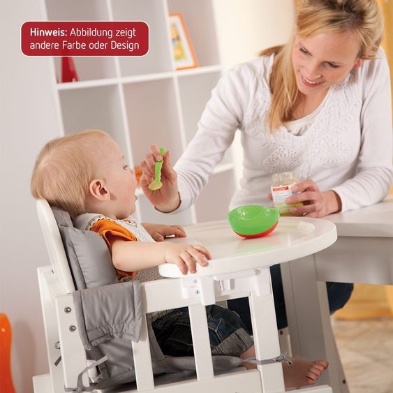 Roba Combi high chair nature with wooden dining board - Jumbotwins