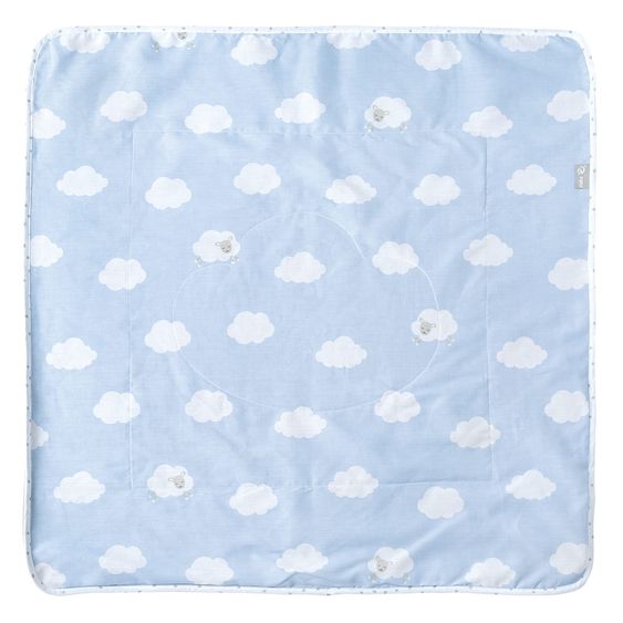 Roba Snuggle blanket 80 x 80 cm - Little cloud - Blue