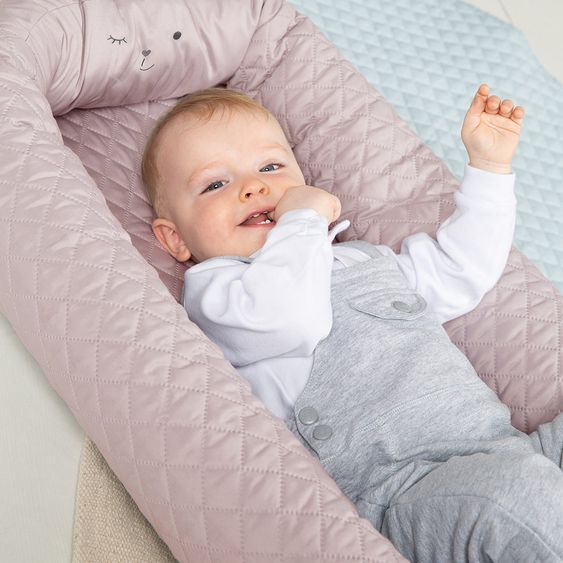 Roba Kuschelnest Baby-Lounge - Roba Style Lily - Rosa Mauve