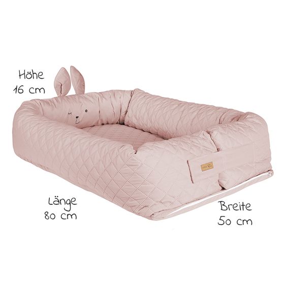 Roba Kuschelnest Baby-Lounge - Roba Style Lily - Rosa Mauve