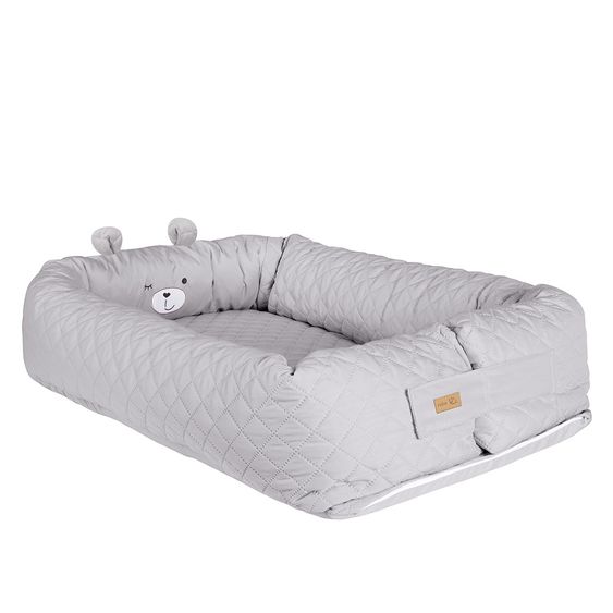 Roba Kuschelnest Baby-Lounge - Roba Style Sammy - Silbergrau