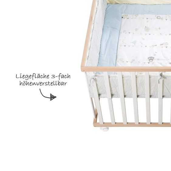 Roba Laufgitter Cosiplay Bio-Buche Bicolor 100 x 100 cm - Wiesenglück