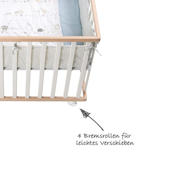 Roba Laufgitter Cosiplay Bio-Buche Bicolor 100 x 100 cm - Wiesenglück