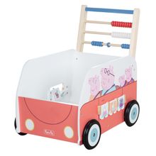 Lauflernwagen Schiebe- und Motorikbus mit Uhr & Rechenschieber - Peppa Pig - Weiß Rot