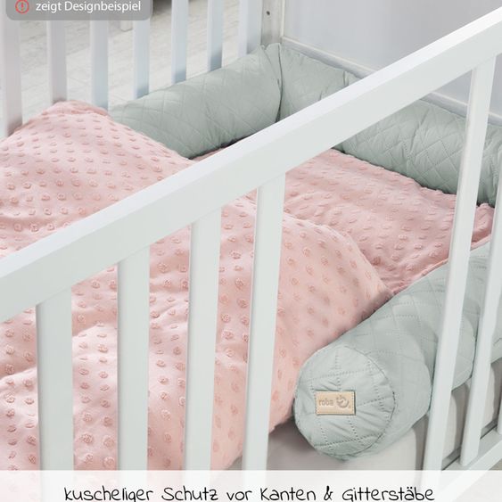 Roba Nestchenschlange Organic 170 cm - Lil Planet - Hellblau Sky