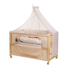 Room Bed Natur inkl. Zubehör 60 x 120 cm - Schnuffel