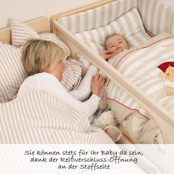 Roba Room Bed Natur inkl. Zubehör 60 x 120 cm - Schnuffel