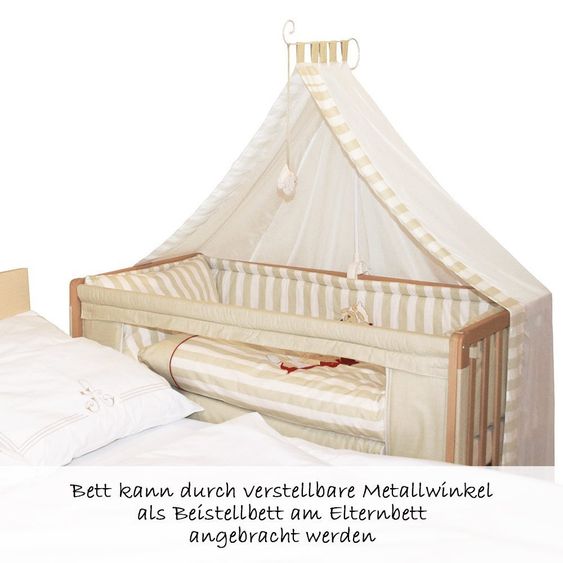 Roba Room Bed Natur inkl. Zubehör 60 x 120 cm - Schnuffel
