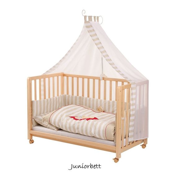 Roba Room Bed Natur inkl. Zubehör 60 x 120 cm - Schnuffel