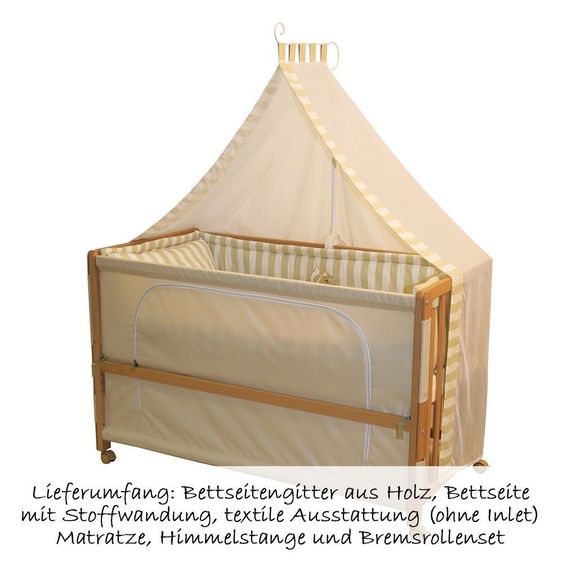 Roba Room Bed Natur inkl. Zubehör 60 x 120 cm - Schnuffel