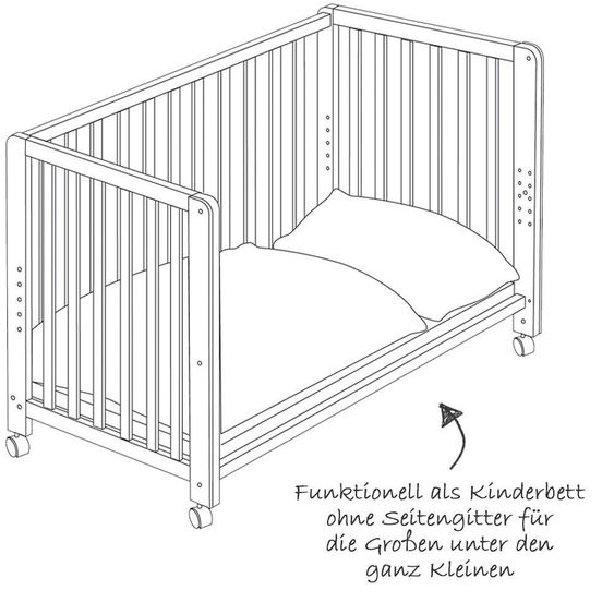 Roba Room Bed Weiß inkl. Zubehör 60 x 120 cm - Adam & Eule