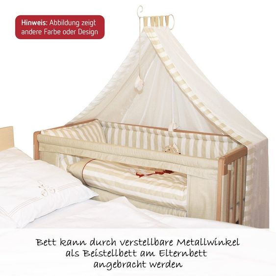 Roba Room Bed White incl. accessories 60 x 120 cm - Heartbreaker