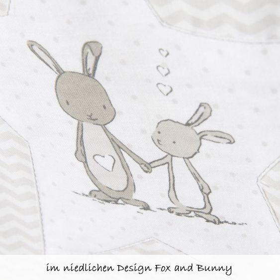 Roba Schlafsack - Fox & Bunny Grau - Gr. 70 cm