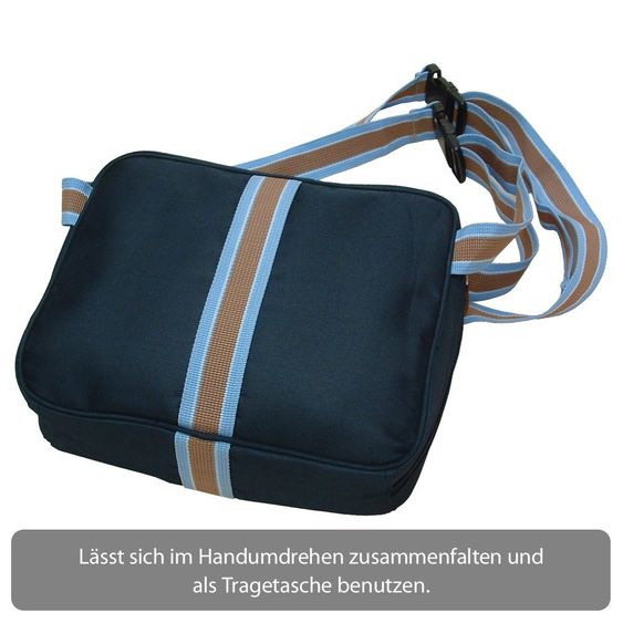 Roba Sitzerhöhung Boostersitz aufblasbar - Canvas Dunkelblau