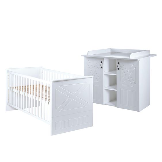Roba Sparset Kinderzimmer Constantin mit Bett und Wickelkommode