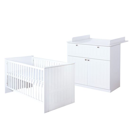 Roba Sparset Kinderzimmer Dreamworld 3 mit Bett, Wickelkommode