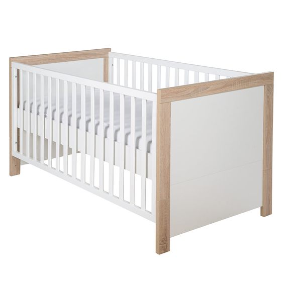 Roba Sparset Kinderzimmer Leni 2 mit Bett und Wickelkommode
