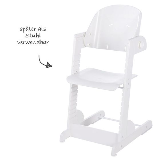Roba Treppen-Hochstuhl Chill-Up inkl. Auflage - Little Stars - Grau
