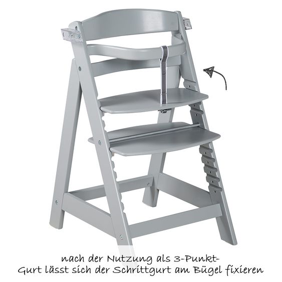 Roba Treppen-Hochstuhl Sit Up Click mit Essbrett - Taupe