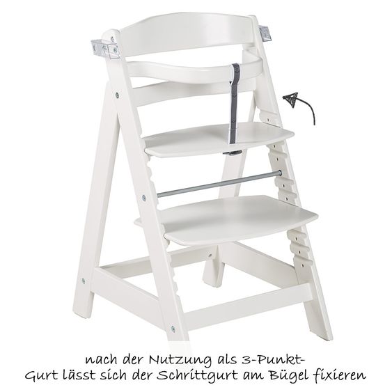 Roba Treppen-Hochstuhl Sit Up Click mit Essbrett - Weiß