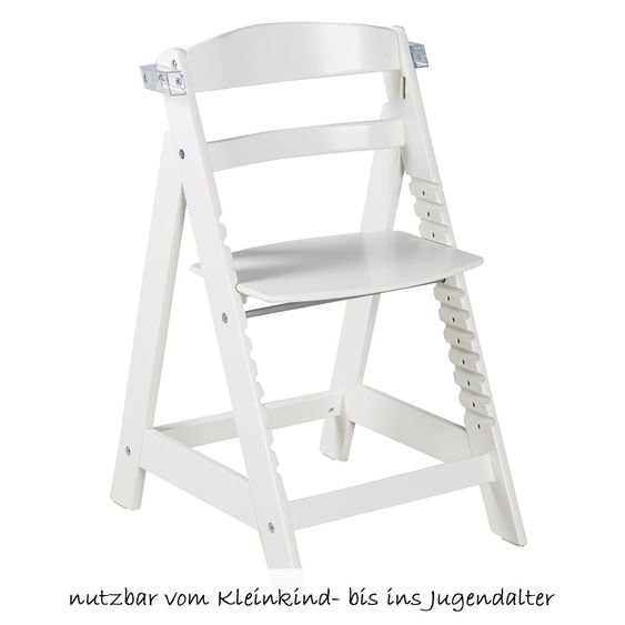 Roba Treppen-Hochstuhl Sit Up Click mit Essbrett - Weiß
