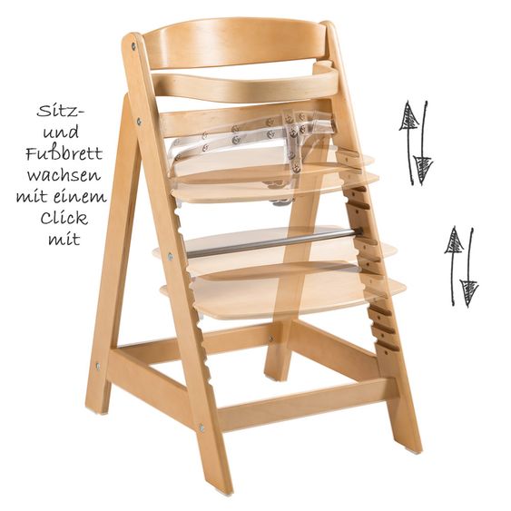 Roba Treppen-Hochstuhl Sit Up Click - Natur