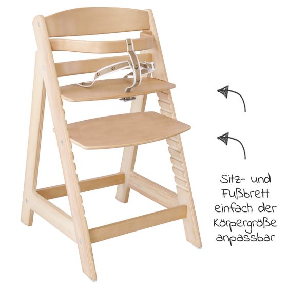 Roba Sit Up III stair high chair - Nature