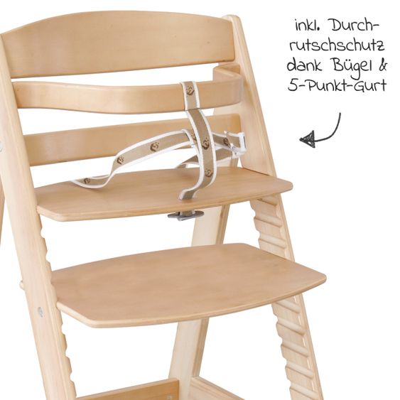 Roba Sit Up III stair high chair - Nature