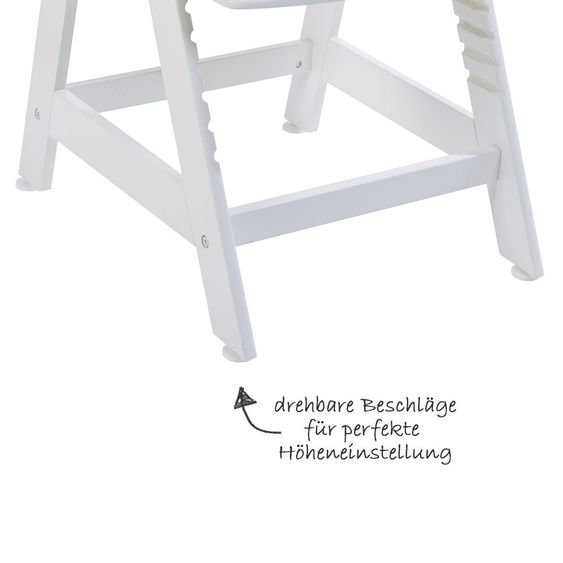 Roba Sit Up Maxi stair high chair - White