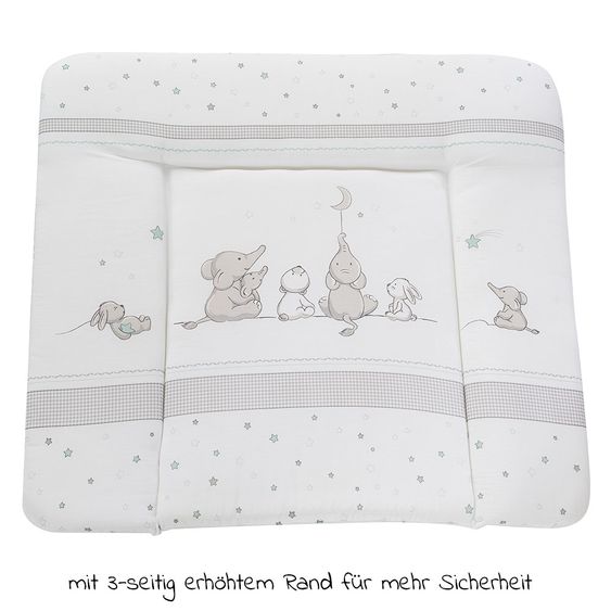 Roba Wickelauflage Soft 75 x 85 cm - Sternenzauber - Weiß