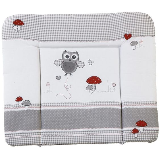 Roba Changing mat Soft - Adam & Owl - Grey