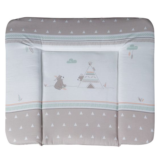 Roba Wickelauflage Soft - Indibär - Grau