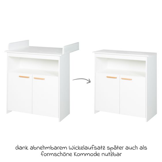 Roba Changing unit Anton incl. changing unit - white