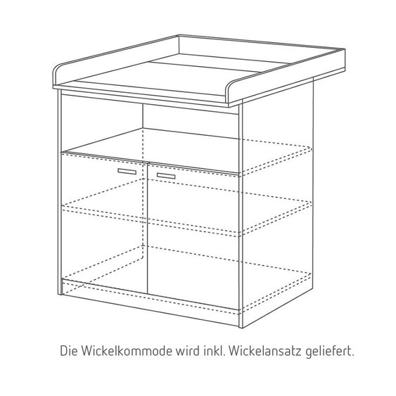 Roba Wickelkommode Gabriella schmal