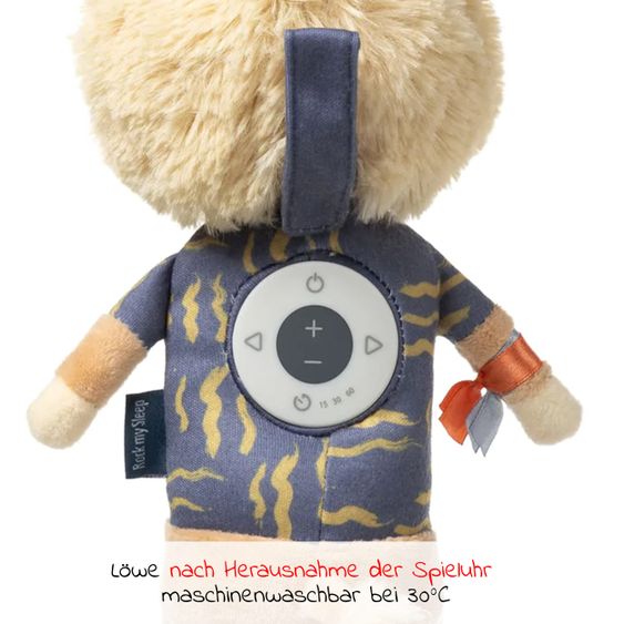 Rock my Sleep Spieluhr / Audiosystem inkl. Gutschein für 1 Song 25 cm - Eddie der Löwe