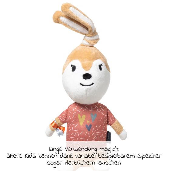 Rock my Sleep Music box / audio system incl. voucher for 1 song 25 cm - Ivy the Bunny