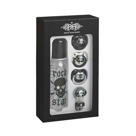 Rock Star Baby 5-tlg. Geschenkset RSB - Pirat Schwarz