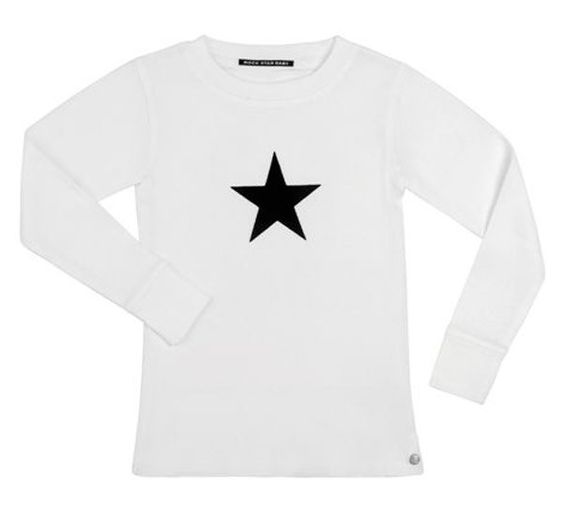 Rock Star Baby Langarmshirt Wicked Skull - Weiß - Gr. L