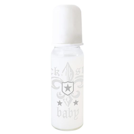 Rock Star Baby PA-Flasche RSB 250 ml - Silikon Gr. 1 - Fleur de Lis Light