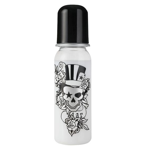 Rock Star Baby PA bottle RSB 250 ml - silicone size 1 - tattoo pirate