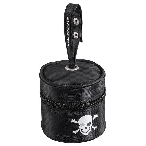 Rock Star Baby Schnullertasche RSB - Pirat Schwarz