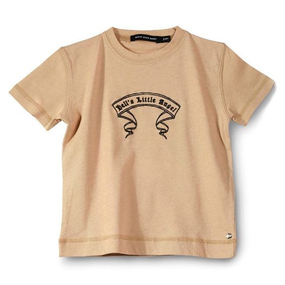 Rock Star Baby T-Shirt Rock Star - Beige - Gr. S